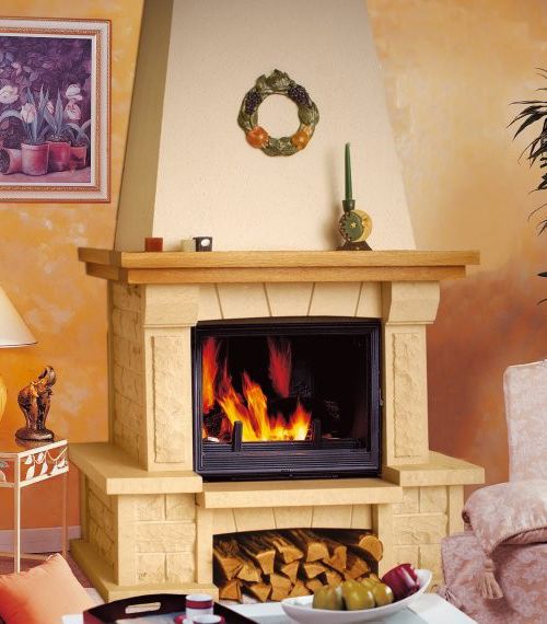 Romantik kandalló burkolat